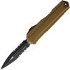 Microtech Auto Cypher II D/E OTF - Tan Aluminum