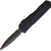 Microtech Auto Cypher II D/E OTF DLC Serrated