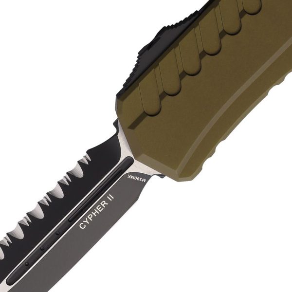 Microtech Auto Cypher II OTF Dagger OD Green M390MK