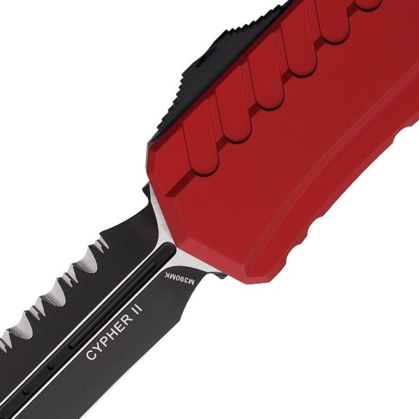 Microtech Auto Cypher II OTF Red M390MK Dagger