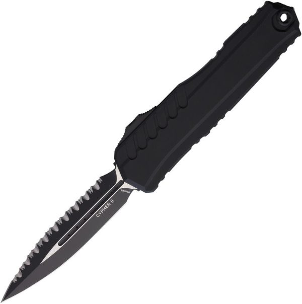 Microtech Auto Cypher II OTF Black Tactical M390MK