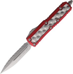 Microtech UTX-85 Daytona Serrated D/E - Red