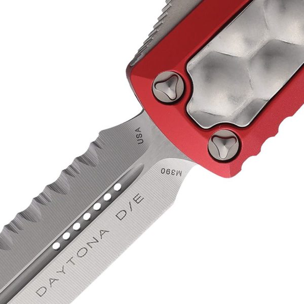 Microtech UTX-85 Daytona Serrated D/E - Red