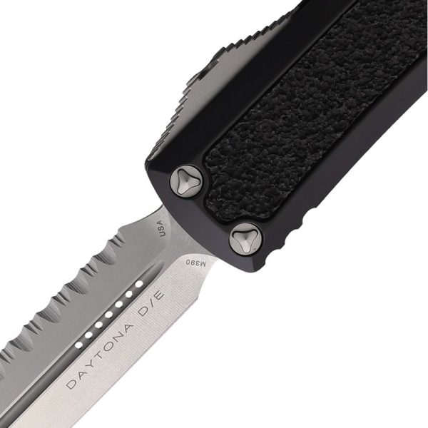 Microtech Auto Daytona Serrated D/E - Stonewash