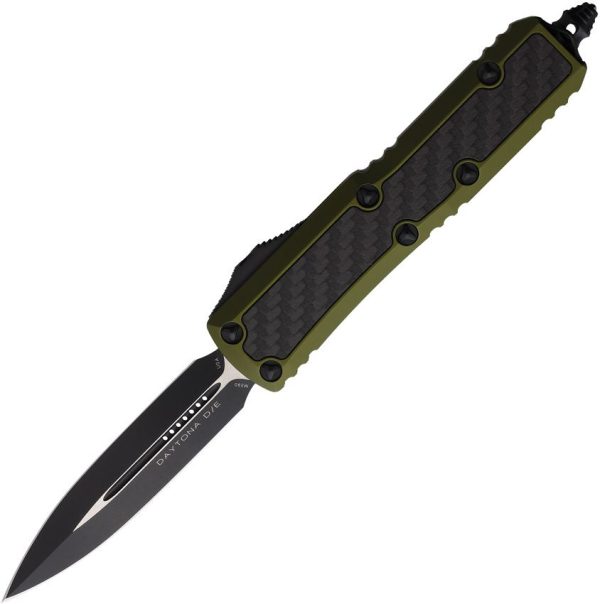 Microtech Auto Daytona D/E OTF - OD Green Carbon Fiber