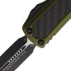 Microtech Auto Daytona D/E OTF - OD Green Carbon Fiber