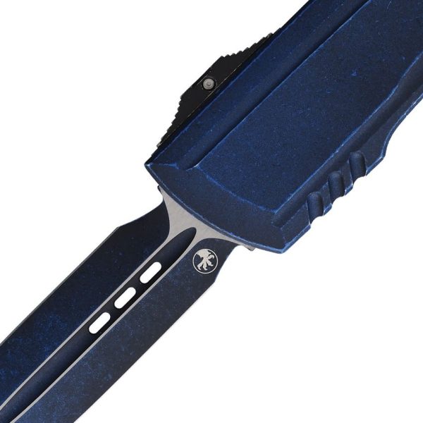 Microtech Luminary Weathered Blue M390MK OTF