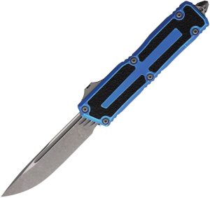Microtech Auto Scarab II OTF Apocalyptic M390 Marbled Blue