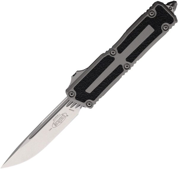 Microtech Auto Scarab II OTF Stonewash M390 Gray
