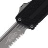 Microtech Scarab II OTF Auto - Black Apocalyptic Serrated