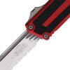 Microtech Scarab II OTF Auto - Red Stonewash Serrated