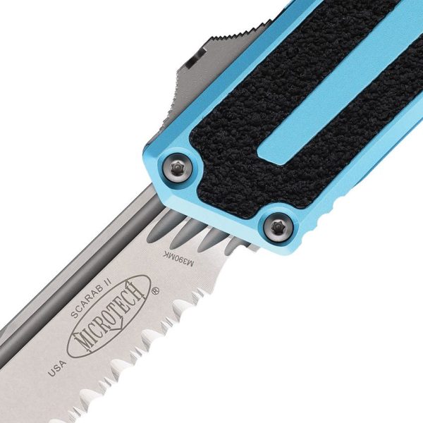 Microtech Auto Scarab II OTF Turquoise M390MK