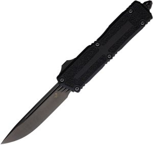 MCT12781DLCTSH.jpg Microtech Auto Scarab II OTF Black DLC Double Edge