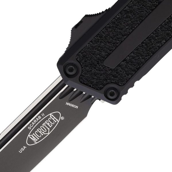 Microtech Auto Scarab II OTF Black Aluminum M390MK