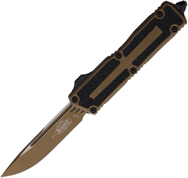 Microtech Scarab II Auto OTF Burnt Bronze Cerakote