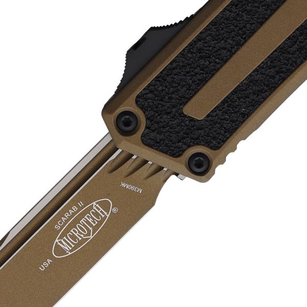 Microtech Scarab II Auto OTF Burnt Bronze Cerakote