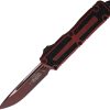 Microtech Scarab II Auto OTF Weathered Crimson