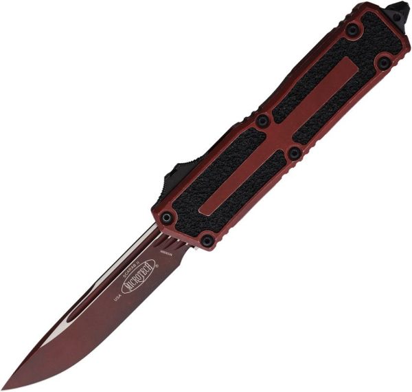 Microtech Scarab II Auto OTF Weathered Crimson