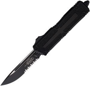 Microtech Scarab II Auto OTF Serrated Black