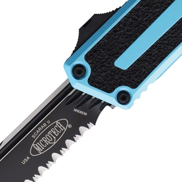 Microtech Auto Scarab II OTF Turquoise M390MK
