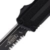 Microtech Scarab II Auto OTF Serrated Black