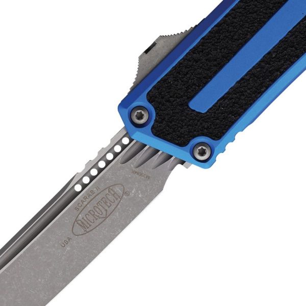 Microtech Auto Scarab II OTF Blue Apocalyptic
