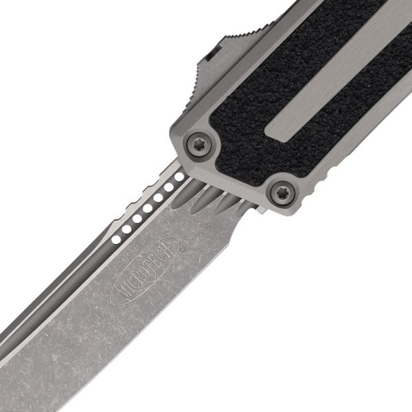 Microtech Auto Scarab II OTF Gray Apocalyptic