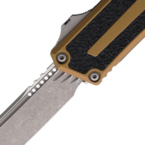 Microtech Auto Scarab II OTF Tan Apocalyptic