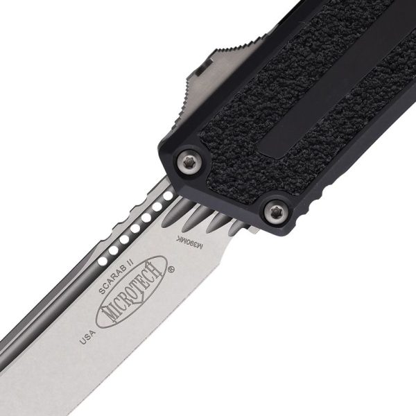 Microtech Auto Scarab II OTF Black Tanto M390MK