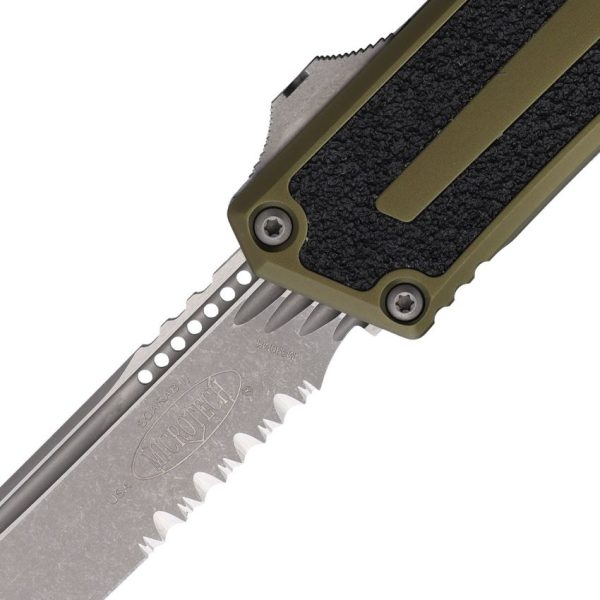 Microtech Auto Scarab II OTF OD Green Serrated