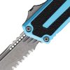 Microtech Auto Scarab II OTF Turquoise Serrated