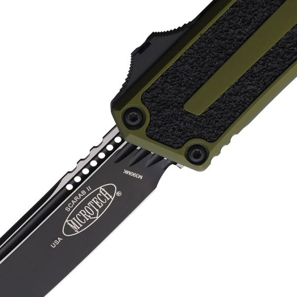 Microtech Auto Scarab II OTF Tanto - OD Green