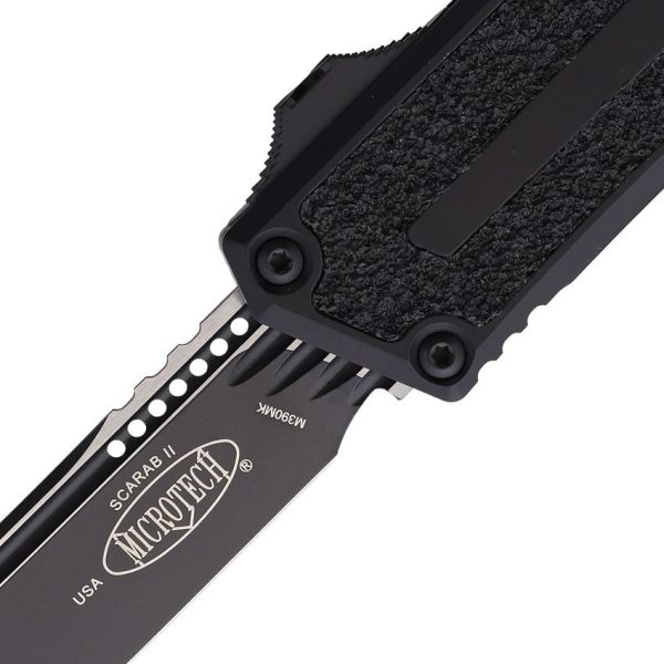 Microtech Auto Scarab II OTF Tanto - Black