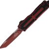 Microtech Auto Scarab II OTF - Weathered Crimson