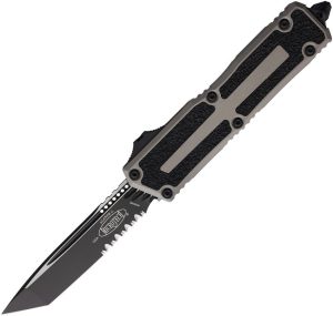 Microtech Auto Scarab II OTF Serrated - Gray