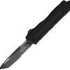 Microtech Auto Scarab II OTF Serrated - Black