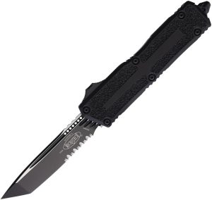 Microtech Auto Scarab II OTF Serrated - Black