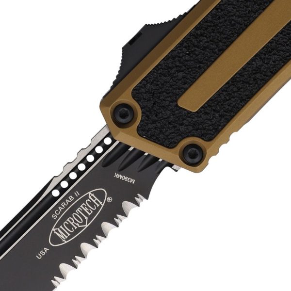 Microtech Auto Scarab II OTF Tan Tanto Knife