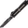 Microtech Auto Scarab II OTF Gray Serrated Tanto