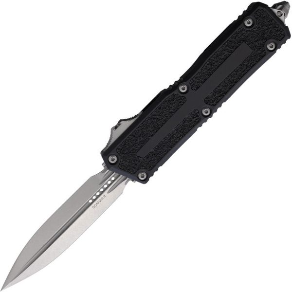 Microtech Auto Scarab II OTF Dagger Stonewash