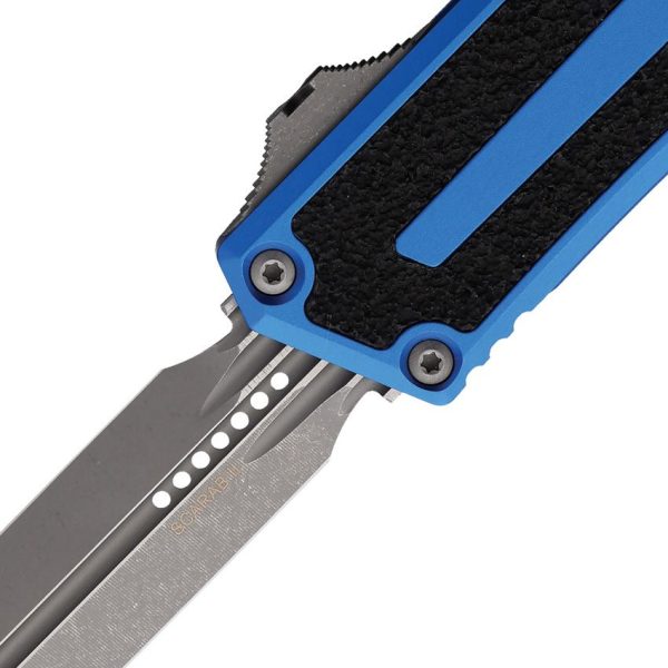Microtech Auto Scarab II OTF Blue Apocalyptic Dagger