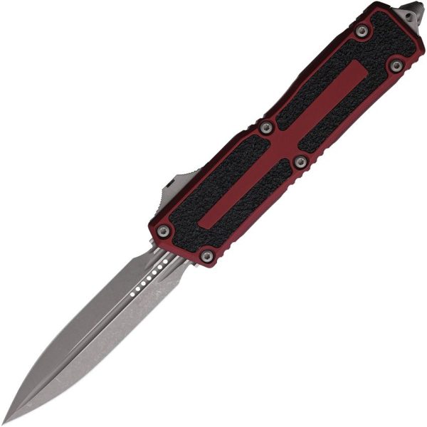 Microtech Auto Scarab II OTF Merlot Apocalyptic Dagger