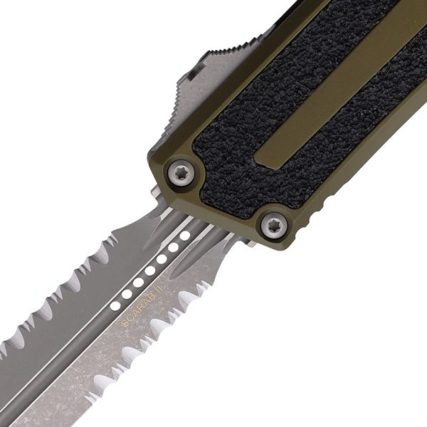 Microtech Auto Scarab II OTF OD Green Apocalyptic