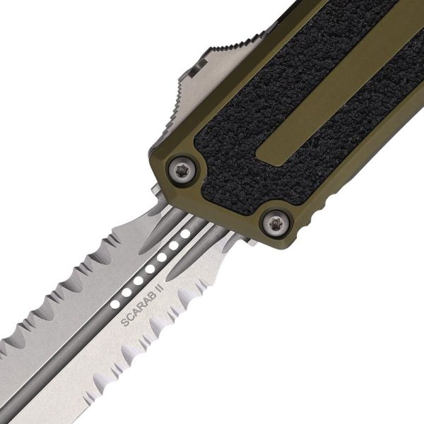Microtech Auto Scarab II OTF OD Green Stonewash