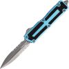 Microtech Auto Scarab II OTF Turquoise M390MK Double Edge