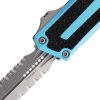 Microtech Auto Scarab II OTF Turquoise M390MK Double Edge