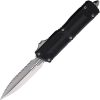 Microtech Auto Scarab II OTF Black Fully Serrated