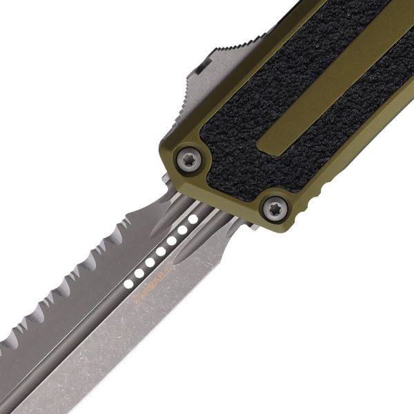 Microtech Auto Scarab II OTF OD Green Apocalyptic