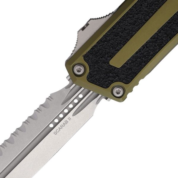 Microtech Auto Scarab II OTF OD Green Stonewash