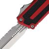 Microtech Auto Scarab II OTF Red Stonewash FS